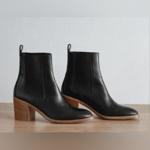 Jenni Kayne Frankie Leather Black Boots